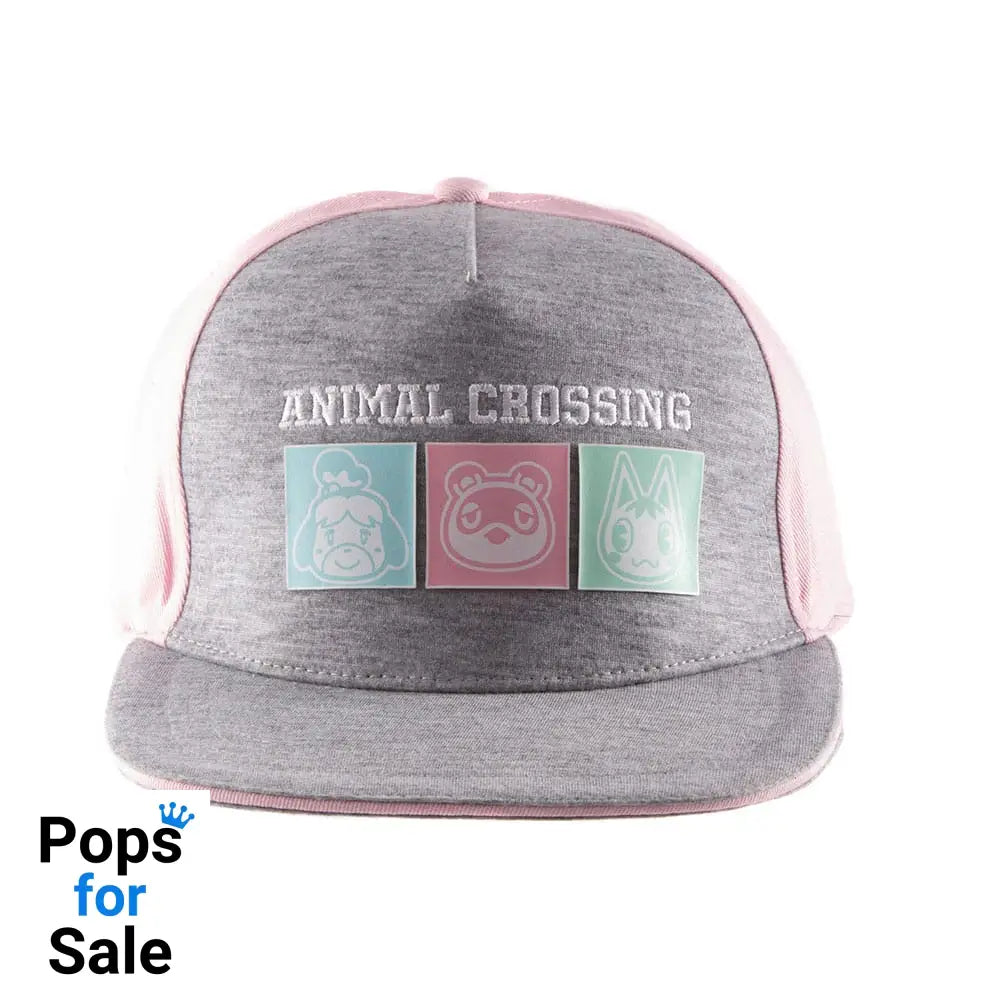 Animal Crossing Snapback Cap Pastel Squares Beanies & Caps