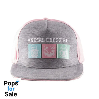 Animal Crossing Snapback Cap Pastel Squares