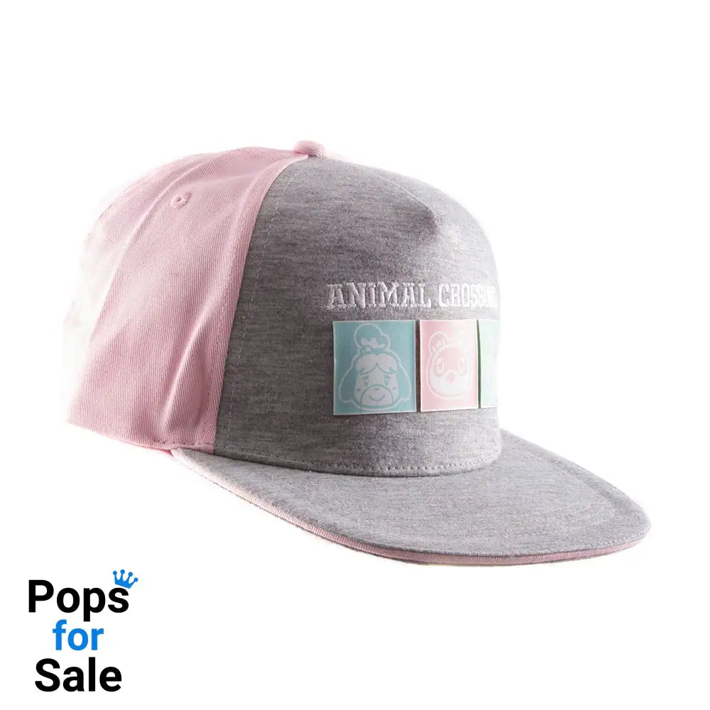 Animal Crossing Snapback Cap Pastel Squares