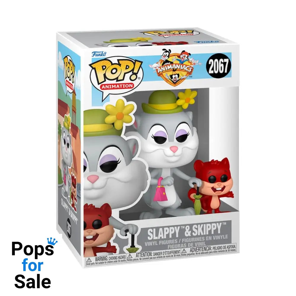 Animaniacs POP! Animation Vinyl Figure Slappy w/Skippy 9 cm