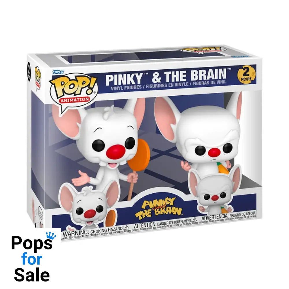 Animaniacs POP! Television Vinyl Figures 2-Pack Pinky & The Brain 9 cm