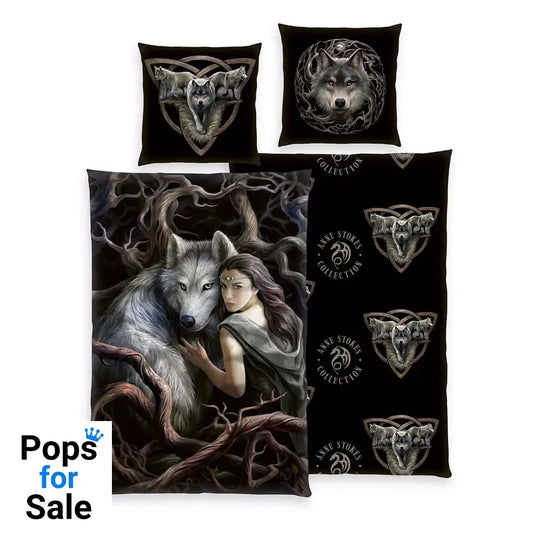 Anne Stokes bed linen Wolfs 135 x 200 cm
