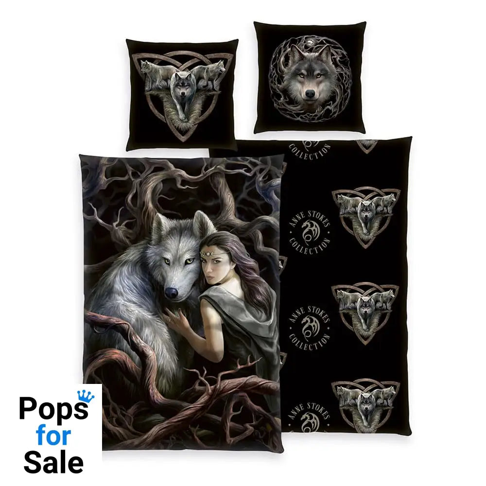 Anne Stokes bed linen Wolfs 135 x 200 cm