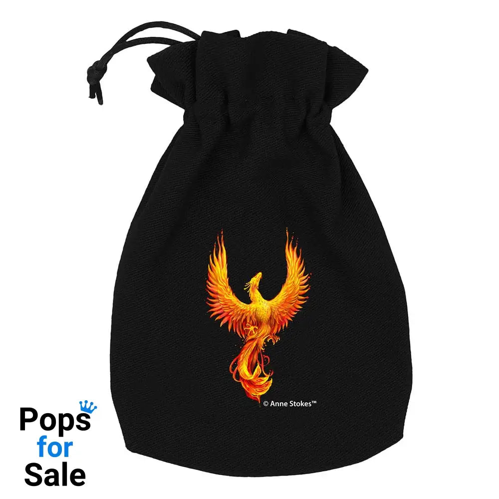 Anne Stokes Dice Pouch Phoenix Dice