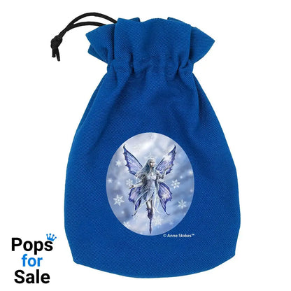Anne Stokes Dice Pouch Snow Fairy Dice