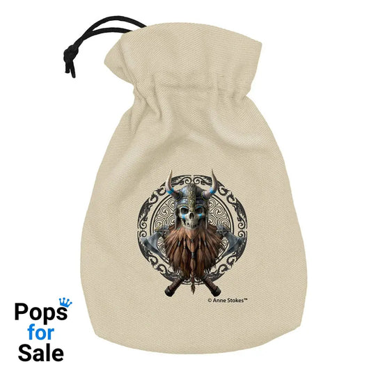 Anne Stokes Dice Pouch Viking Skull