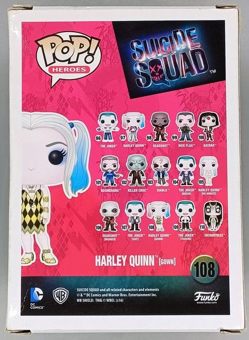 108 Harley Quinn (Gown) - DC Suicide Squad Funko POP