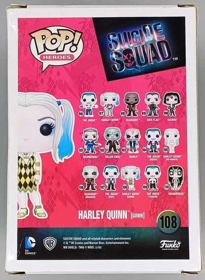 108 Harley Quinn (Gown) - DC Suicide Squad Funko POP