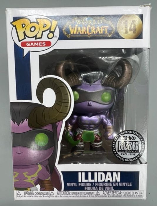 14 Illidan - Metallic - World of Warcraft - Box Damaged Funko POP
