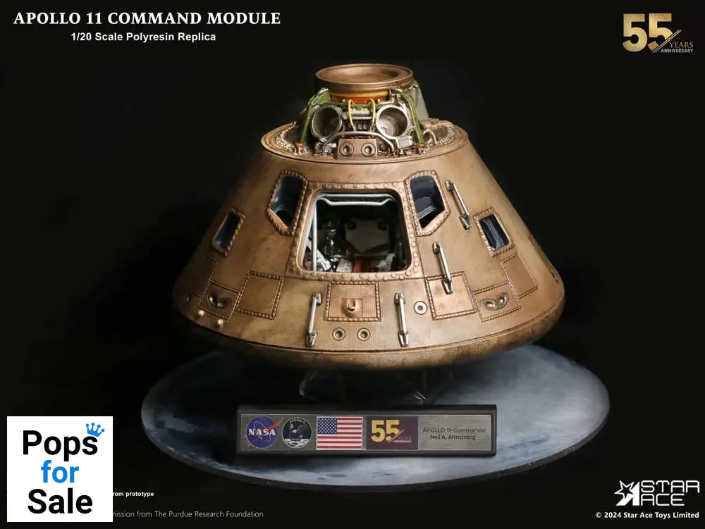 Apollo 11 Replica 1/20 Command Module (DX) 20 cm