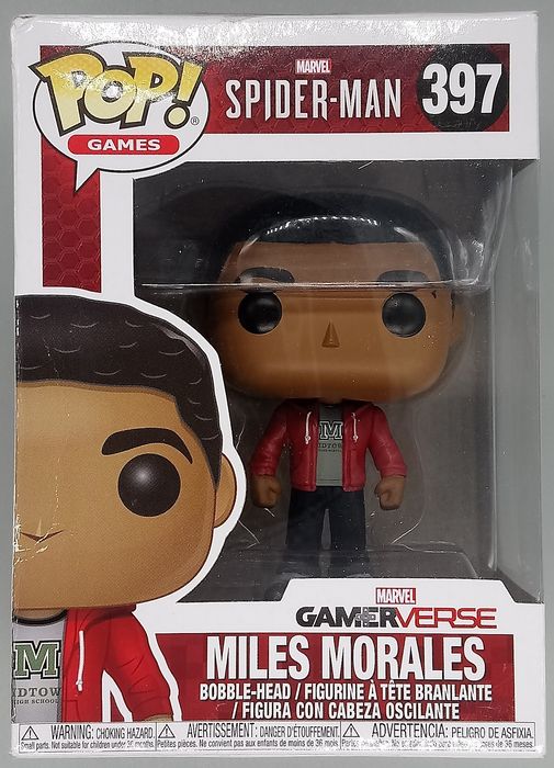 #397 Miles Morales - Marvel Spiderman Game - Box Damaged Funko POP