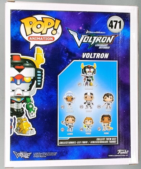 #471 Voltron - 6 Inch Metallic - Voltron Funko POP