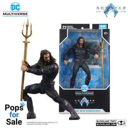 Aquaman and the Lost Kingdom DC Multiverse Action Figure Aquaman with Stealth Suit 18 cm