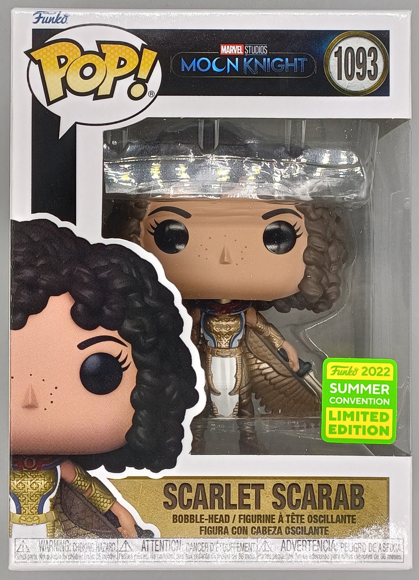 #1093 Scarlet Scarab - Marvel Moon Knight - 2022 Con Funko POP