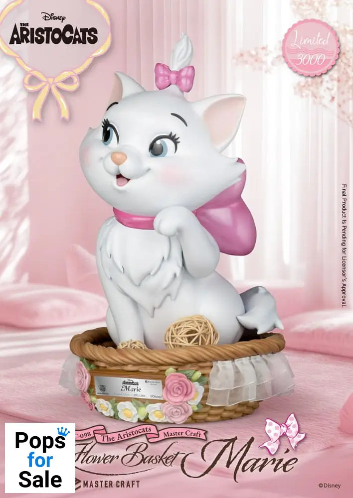 Aristocats Master Craft Statue Flower Basket Marie 32 cm