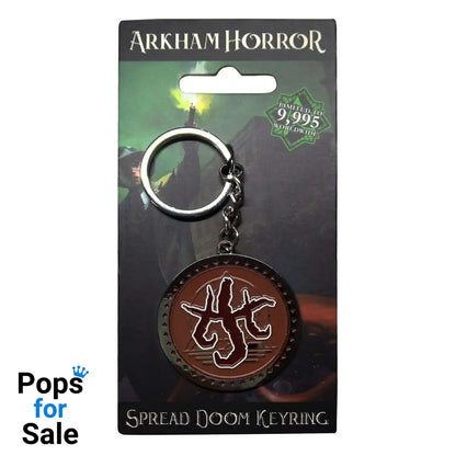 Arkham Horror Keychain Spread Doom Limited Edition Keyrings