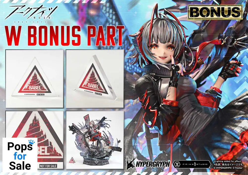 Arknights Concept Masterline Series Statue 1/6 W Elite 2 Bonus Ver. 46 cm