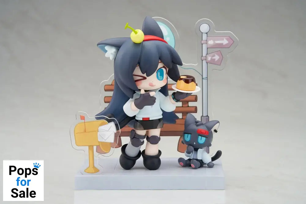 Arknights PVC Statue Dessert Time Series Q-figure Blaze 11 cm