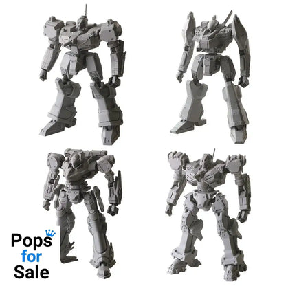 Armored Core Structure Arts Plastic Model Kits 4-Pack Series 1 Model kits