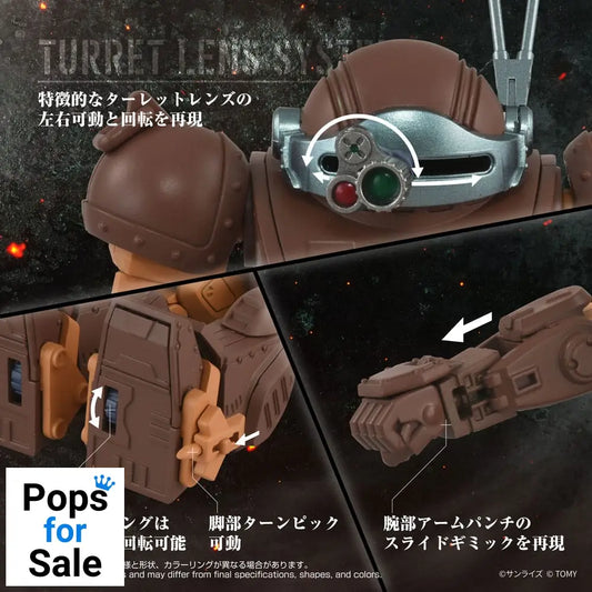 Armored Trooper Votoms Toyrise Action Figure 1/48 AT Collection 07 Scope Dog Brown Color Ver. 9 cm
