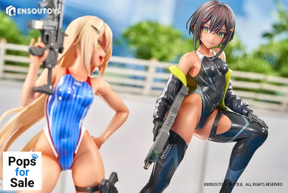 Arms Note Statue 1/7 Swim Team Bucho-chan and Kohai-chan 22 cm