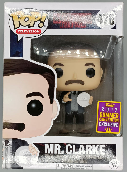 #476 Mr. Clarke - Stranger Things - 2017 Con - Box Damaged Funko POP