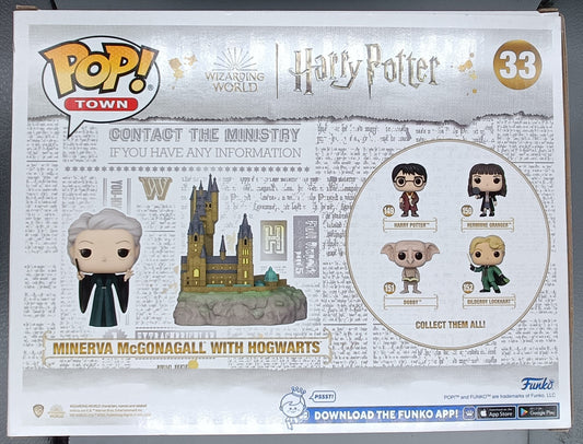 #33 Minerva McGonagall with Hogwarts - Town Harry Potter Funko POP