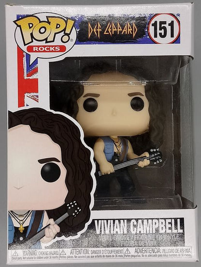 #151 Vivian Campbell - Def Leppard - Box Damaged Funko POP