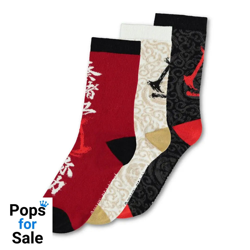 Assassin´s Creed Shadows Socks 3-Pack Crew 43-46