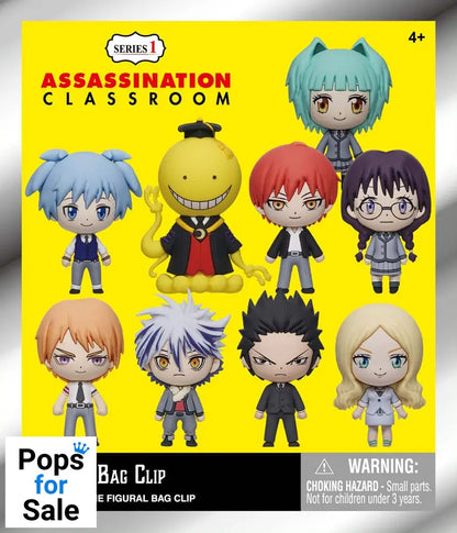 Assassination Classroom 3D Foam Bag Clips Series 1 Display (24)
