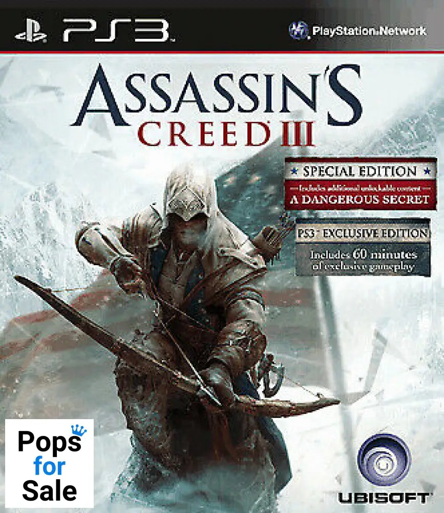 Assassins Creed III 3 Special Edition for Sony Playstation 3 (PS3)