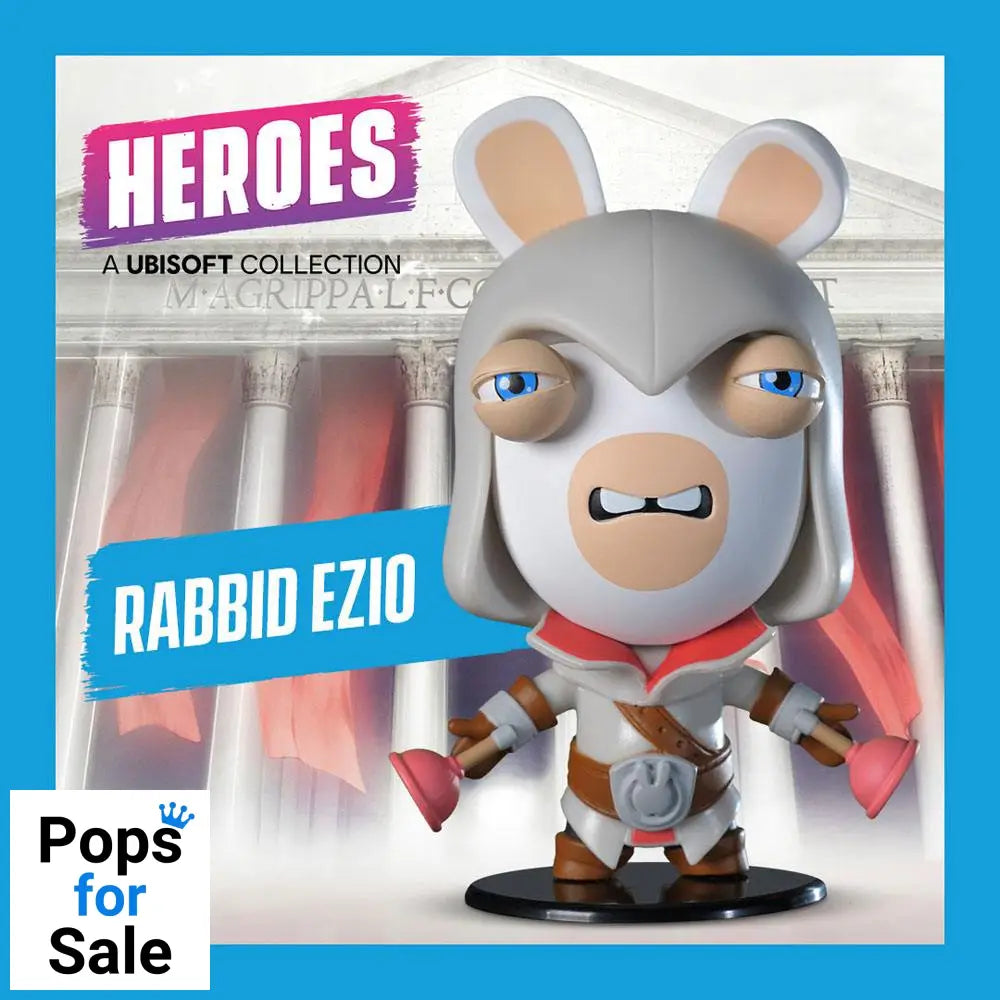Assassin's Creed / Raving Rabbid Ubisoft Heroes Collection Chibi Figure Rabbid Ezio 10 cm