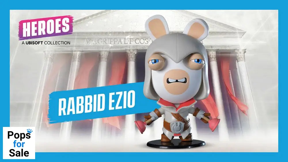 Assassin's Creed / Raving Rabbid Ubisoft Heroes Collection Chibi Figure Rabbid Ezio 10 cm