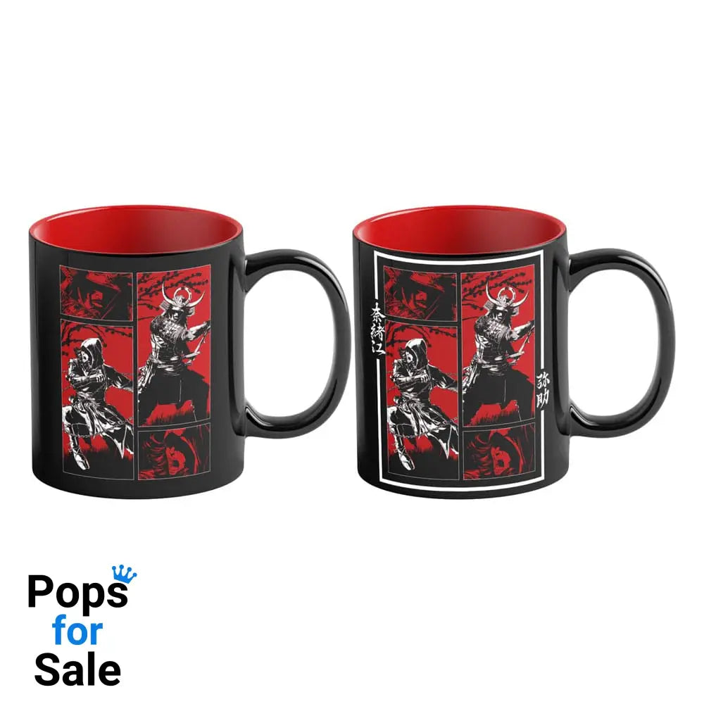 Assassin’s Creed Shadows Heat Change Mug Naoe & Yasuke Artwork 450 ml Cups & Mugs