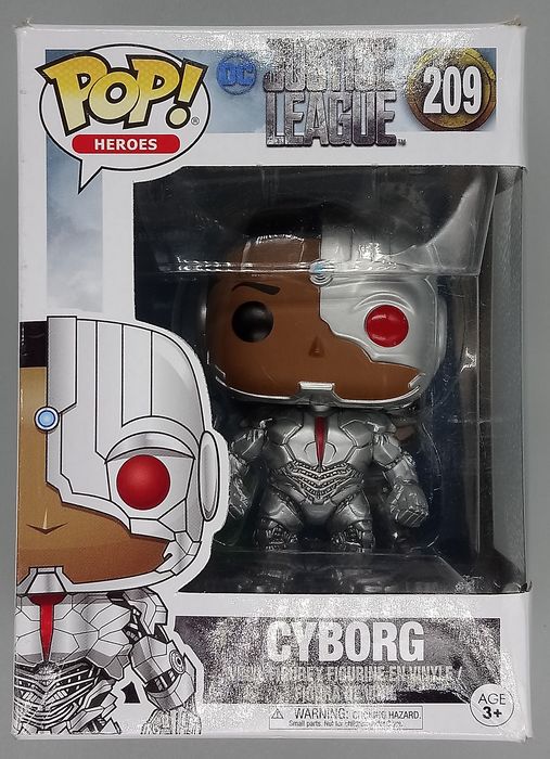 #209 Cyborg - DC Justice League - Box Damaged Funko POP