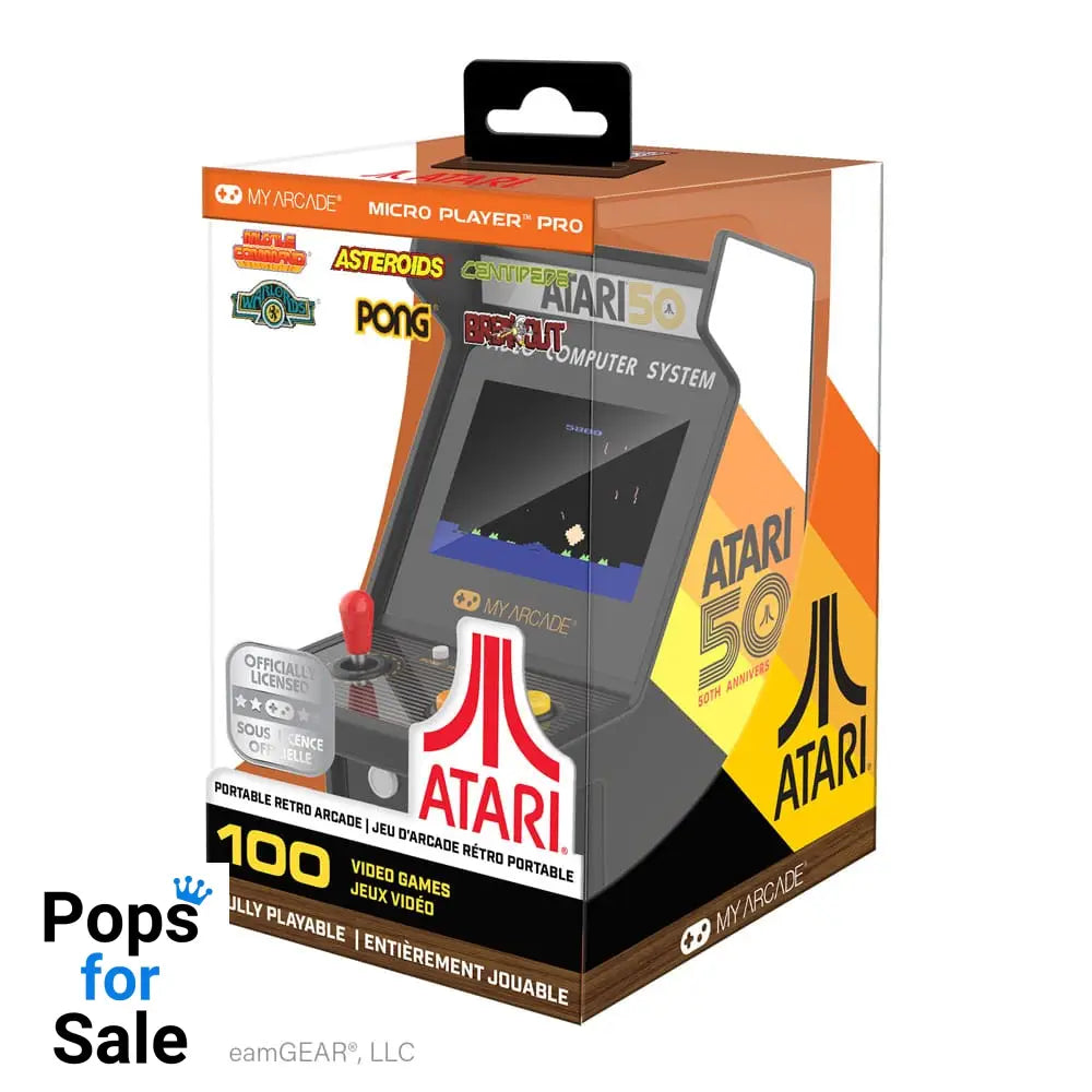 Atari Portable Retro Arcade Micro Player Pro