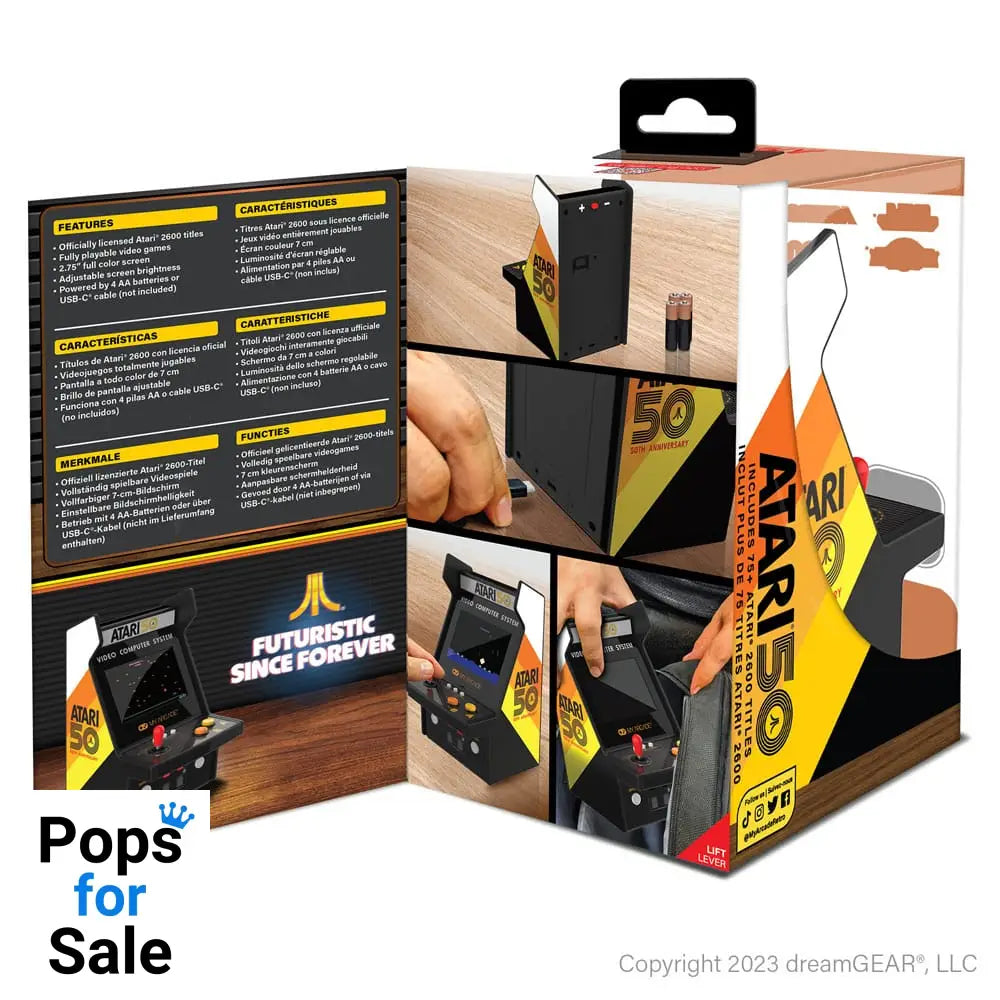 Atari Portable Retro Arcade Micro Player Pro