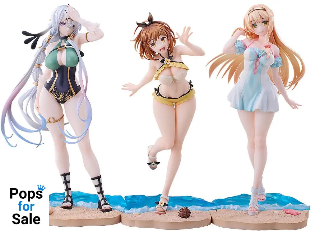 Atelier Ryza: Ever Darkness & the Secret Hideout PVC Statues 3-Pack 1/7 Ryza Klaudia Lila: Swimsuit Ver. Statues