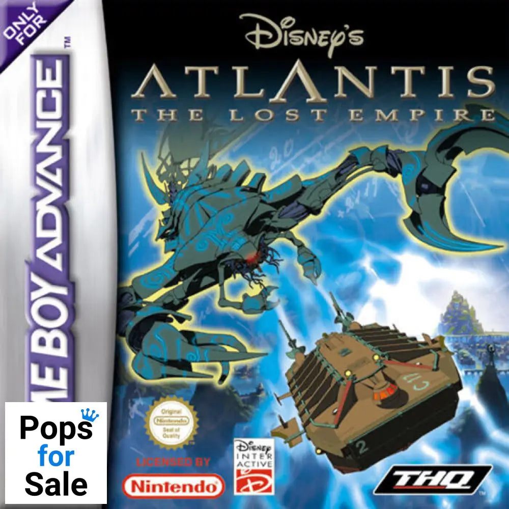 Atlantis the Lost Empire for Nintendo Gameboy Advance