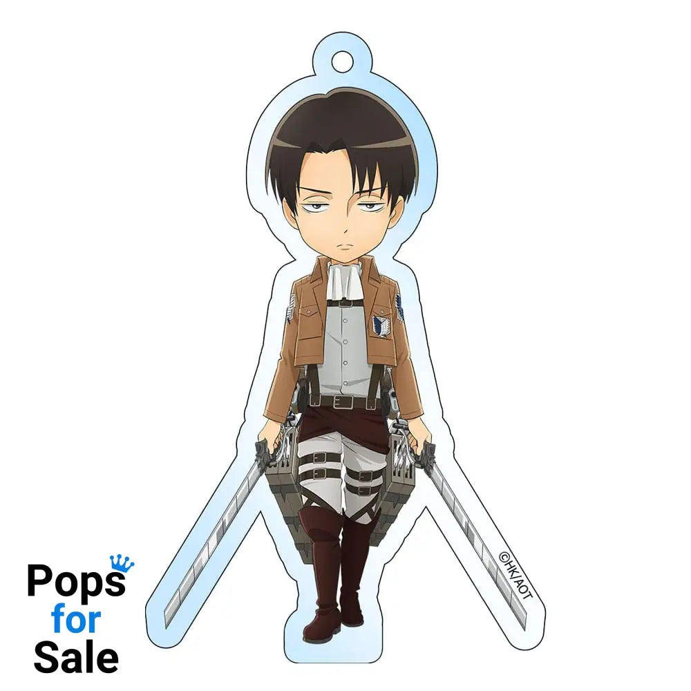 Attack on Titan Acrylic Keychain Levi Holographic 8 cm Keyrings