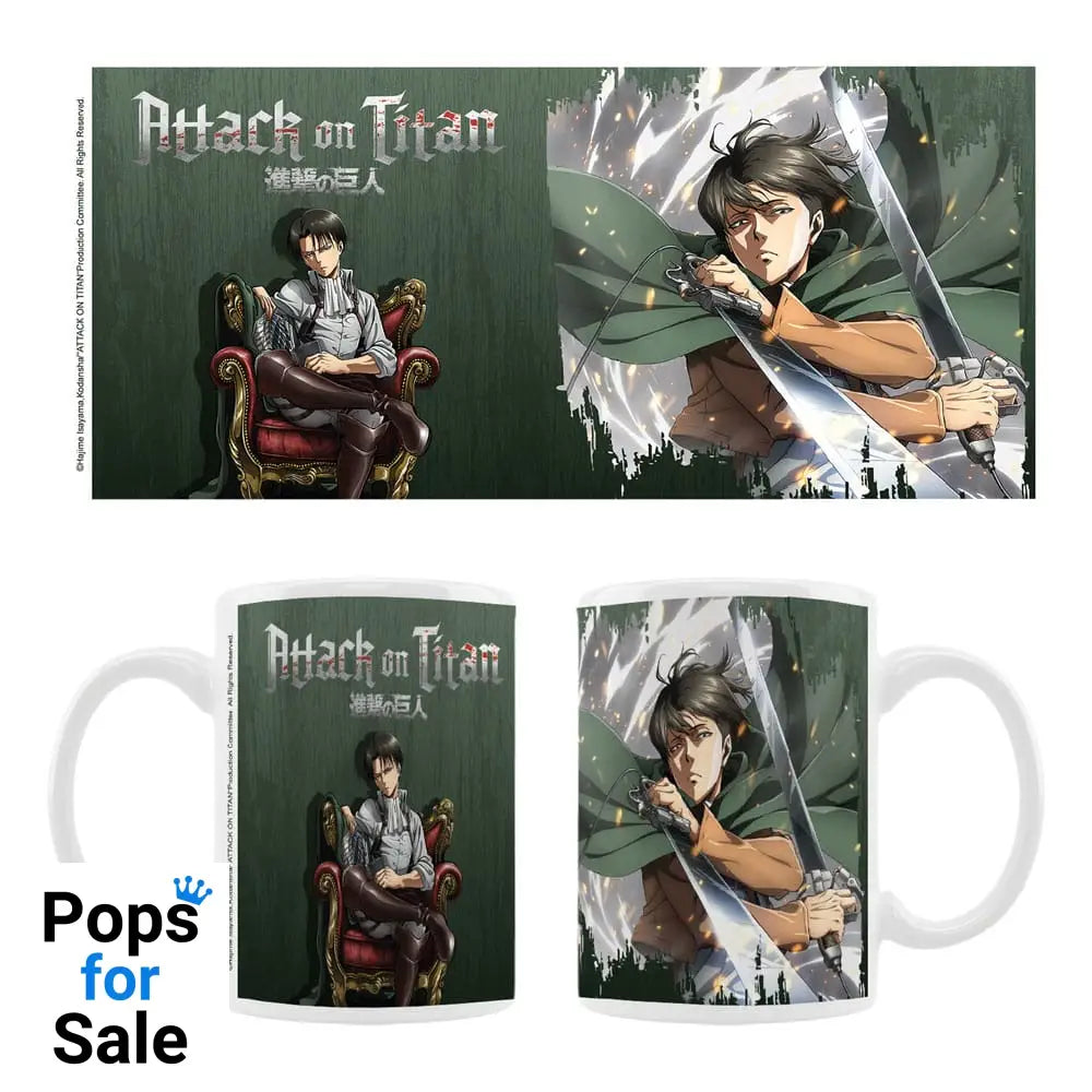 Attack on Titan Ceramic Mug Levi Cups & Mugs