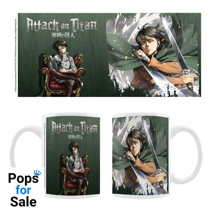 Attack on Titan Ceramic Mug Levi Cups & Mugs