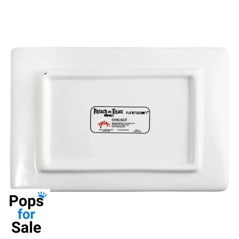 Attack on Titan Ceramic Sushi Set with Chopsticks