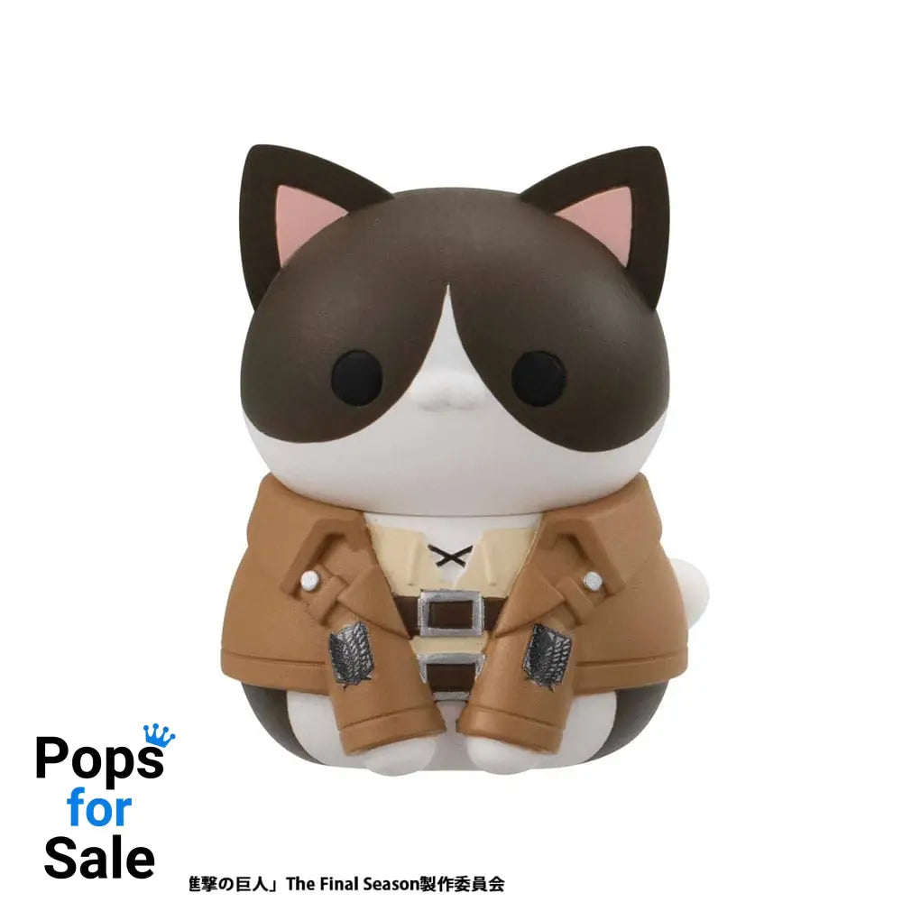 Attack on Titan Mega Cat Project Attack on Tinyan Trading Figures Gathering Scout Regiment danyan! 3 cm Assortment (8)