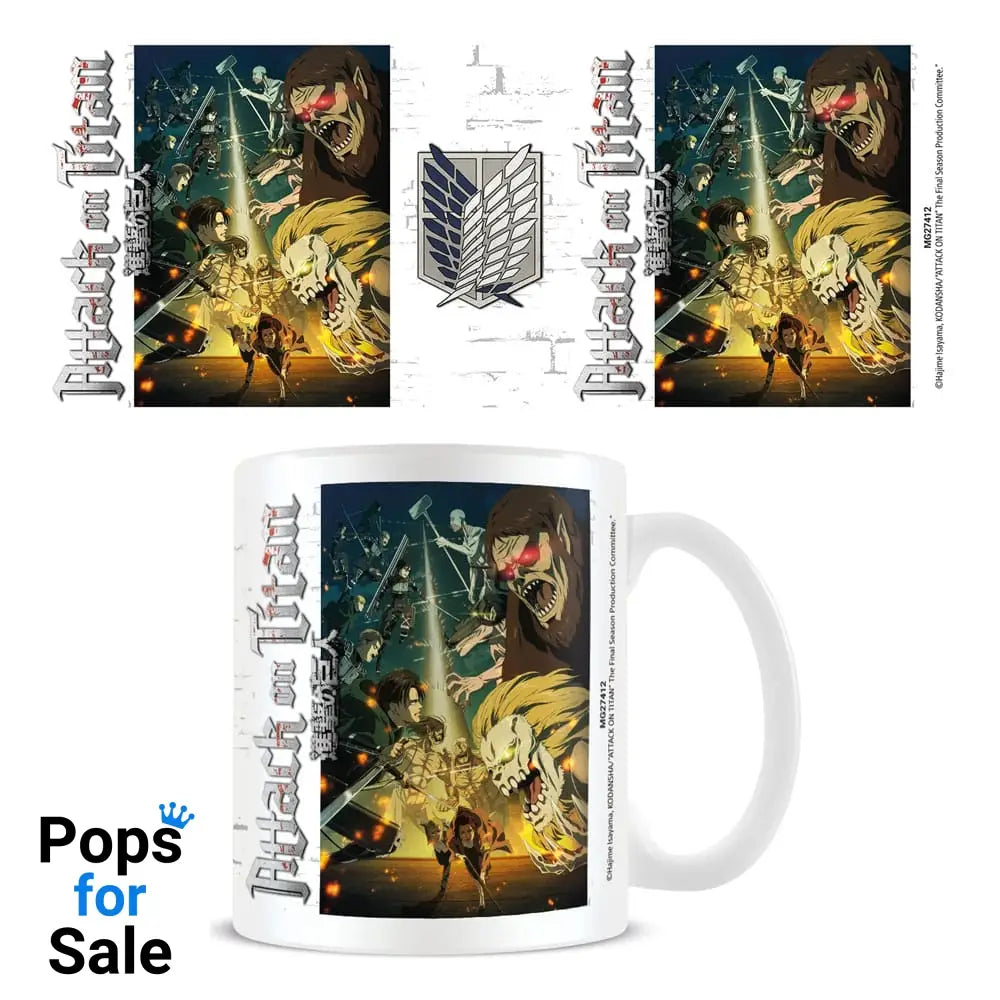 Attack on Titan Mug Special Ops Squad vs Titans Cups & Mugs
