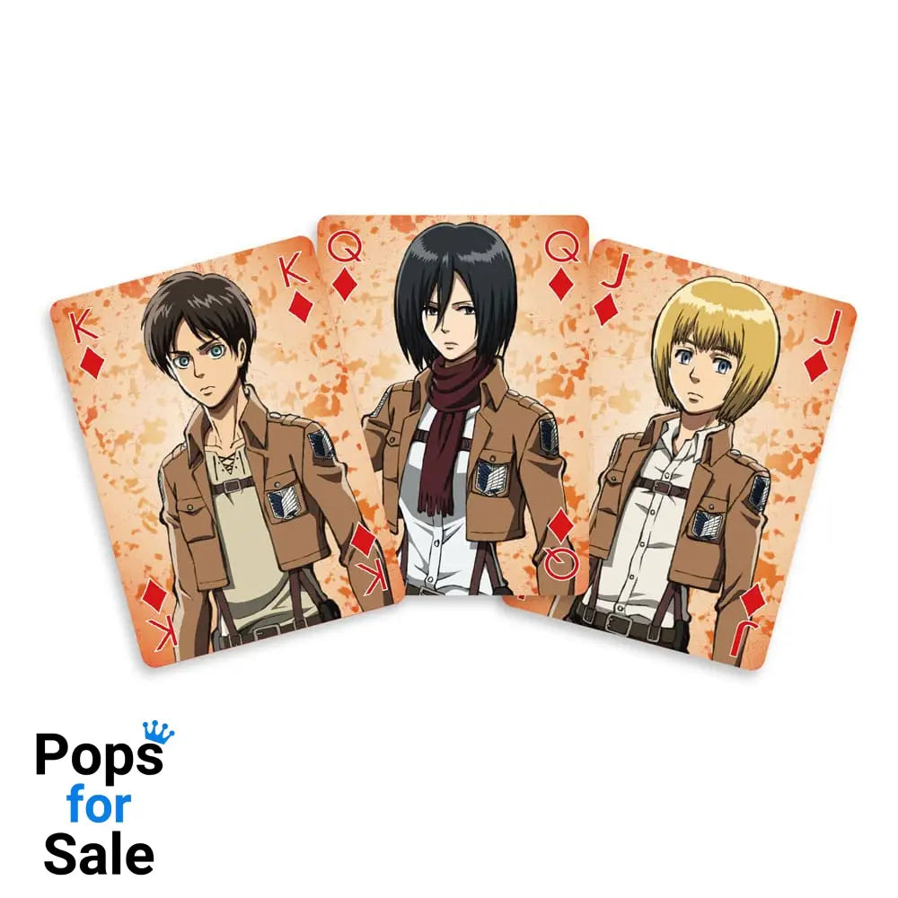 Attack On Titan Playing Cards Playing cards