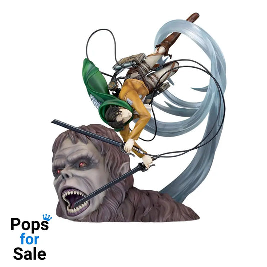 Attack on Titan PVC Statue 1/7 Levi vs Beast Titan Ver. 28 cm Statues