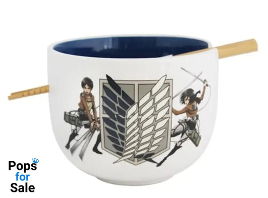Attack on Titan Ramen Bowl with Chopsticks Survey Corps 414 ml Kitchen- and Tableware