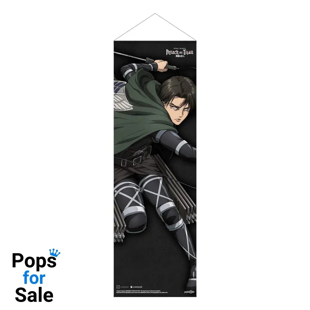 Attack on Titan Slim Wallscroll Levi 30 x 90 cm