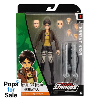 Attack on Titan Total Anime Action Figure Eren Jaeger 17 cm